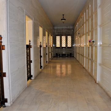 Harleigh Cemetery hallway