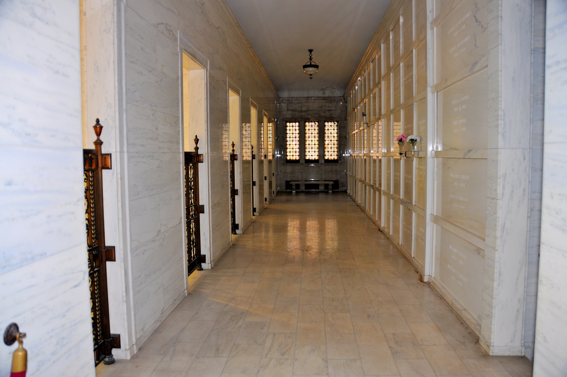 Harleigh Cemetery Hallway